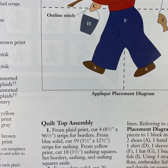 Sunbonnet Sues Neighborhood Quilting Book - Picture 4 of 6